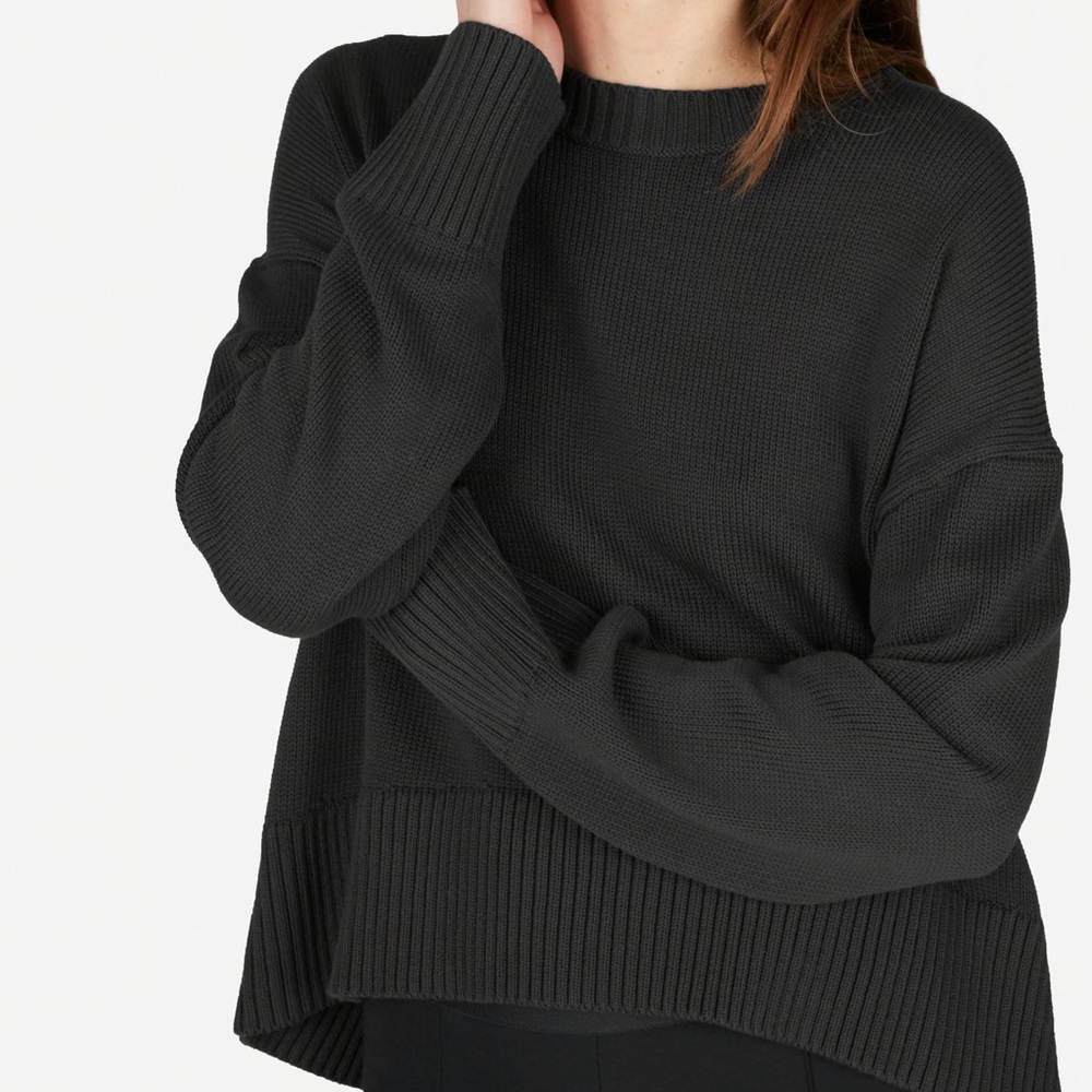Everlane Soft Cotton Square Crew (M)